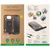 4smarts Powerbank Solarny TitanPack Rugged UltiMag 20000mAh fekete 496560 - 0. kép