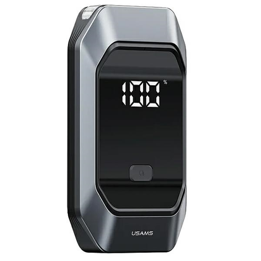 USAMS Jumpstarter Powerbank 8000mAh+ beépített zseblámpa fekete ZB284ZDB01 (US-ZB284)
