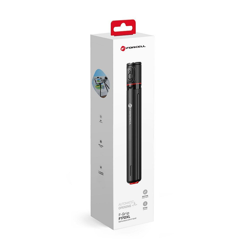 FORCELL F-GRIP F170XL automatikus selfie bot távirányítóval és állvánnyal fekete
