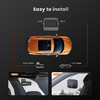 Dash + Hátsó Kamera DDPAI Z60 Duál-Csatornás, 4K, Wi-Fi, 3 hüvelykes LCD, Fekete - 3. kép