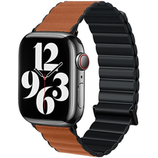 Beline Apple Watch Mágneses Pro Szíj 42/44/45/49mm Fekete/Barna