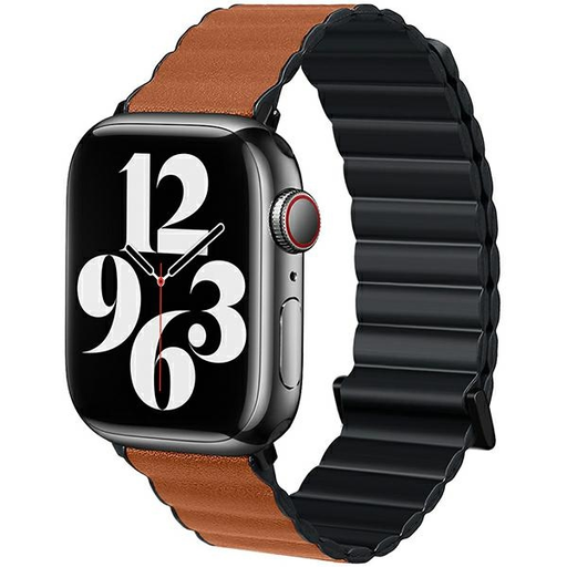 Beline Apple Watch Mágneses Pro Szíj 42/44/45/49mm Fekete/Barna