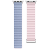 Beline Apple Watch Mágneses Pro Szíj 42/44/45/49mm Rózsaszín/Kék Pink/Sierra Doboz - 0. kép