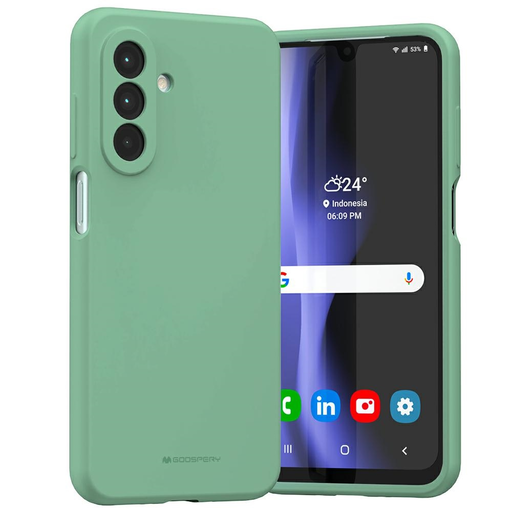 Mercury Szilikon tok Samsung Galaxy A26 zöld Mercury Szilikon tok Samsung Galaxy A26 zöld