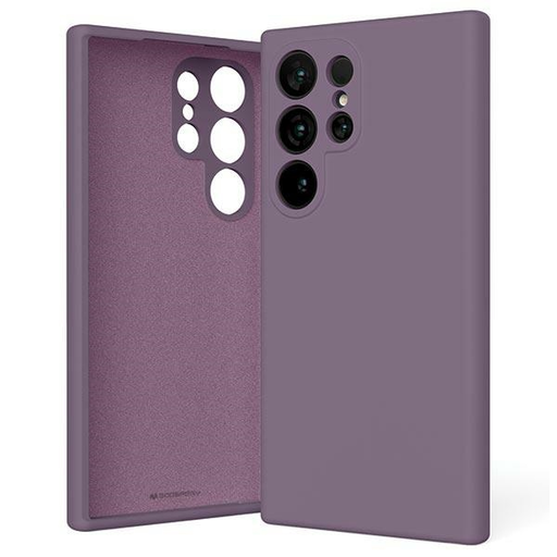 Mercury Silicone Samsung Galaxy S24 Ultra tok lila Mercury Silicone Samsung Galaxy S24 Ultra tok lila