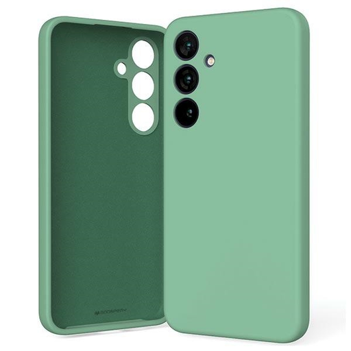 Mercury Silicone Samsung Galaxy S24+ zöld tok Mercury Silicone Samsung Galaxy S24+ zöld tok