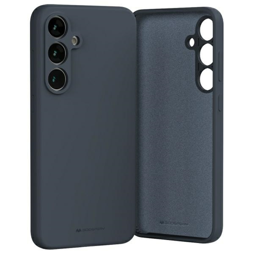 Mercury Silicone Samsung S24 FE S721 tok, sötétkék Mercury Silicone Samsung S24 FE S721 tok, sötétkék