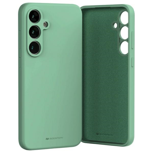 Mercury Silicone Samsung S24 FE S721 tok zöld Mercury Silicone Samsung S24 FE S721 tok zöld