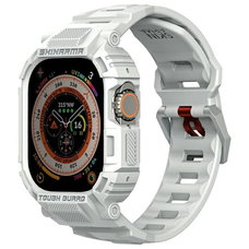 Skinarma Szíj+Tok Mecha 2in1 Apple Watch 49mm világosszürke