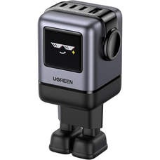 Fali Töltő UGREEN X688 Uno, 100W, 5A, 1 x USB-A - 3 x USB-C, Fekete