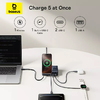 Asztali töltő Baseus Nomos QI 5 az 1-ben, 140W, 5A, 1 x USB-A - 2 x USB-C, fekete P10178800123-00 - 3. kép