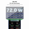 Relife Q4 asztali töltő, 72W, 5A, 2 x USB-C - 4 x USB-A, Kék - 1. kép
