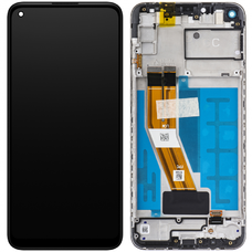 Samsung Galaxy A11 A115 LCD Kijelzőmodul, Fekete