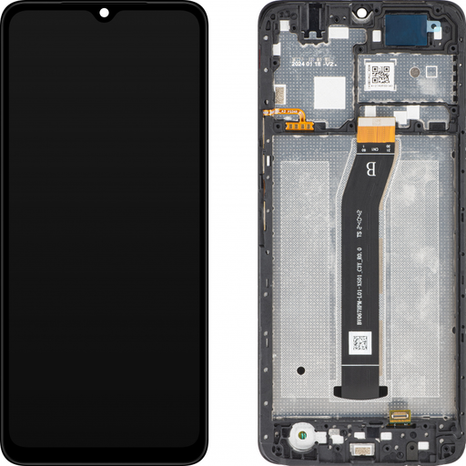 LCD kijelző modul Xiaomi Redmi A3-hoz, fekete