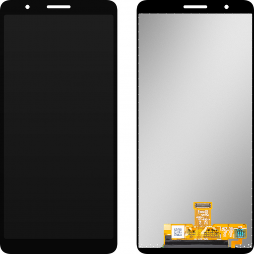 LCD Kijelzőmodul MP Samsung Galaxy A01 Core A013 / M01 Core M013, keret nélkül, utángyártott, fekete