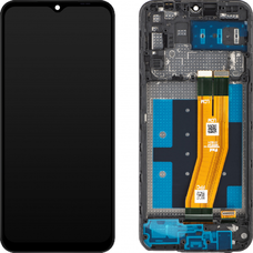 LCD kijelző modul MP Samsung Galaxy A14 A145 készülékhez, EU verzió, utángyártott, fekete