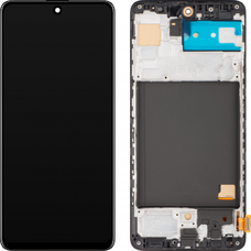 LCD kijelző modul MP Samsung Galaxy A51 A515, utángyártott, fekete