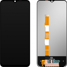 LCD kijelző modul MP vivo iQOO U1x / Y20 / Y20 (2021) / Y20i / Y20s / Y20s [G] / Y30g, keret nélkül, utángyártott, fekete