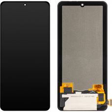 LCD kijelző modul MP Xiaomi Poco F3 / F4, OLED verzió, keret nélkül, utángyártott, fekete