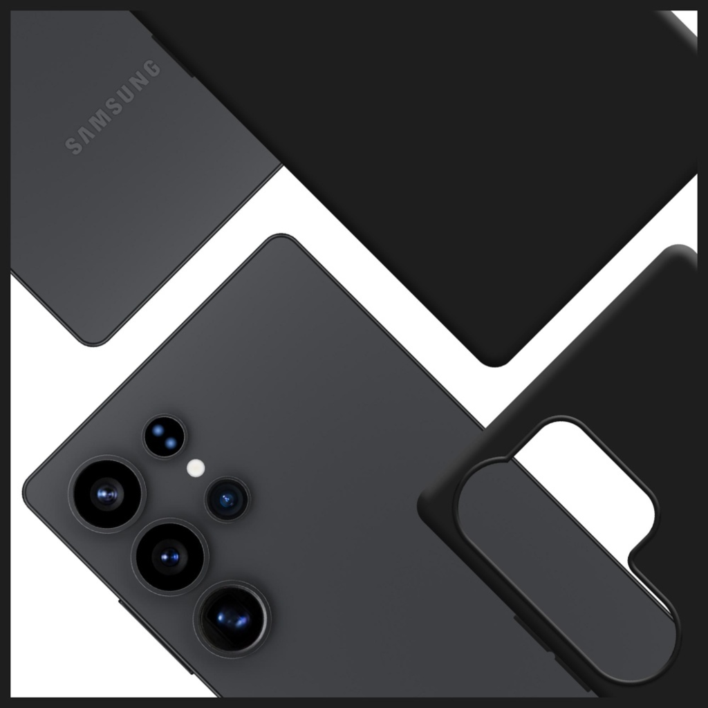  Samsung Galaxy S25 Ultra fekete 3MK Hardy MagSilicone tok - 8