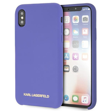 Karl Lagerfeld KLHCPXSLVOG iPhone X/XS szilikon tok lila,