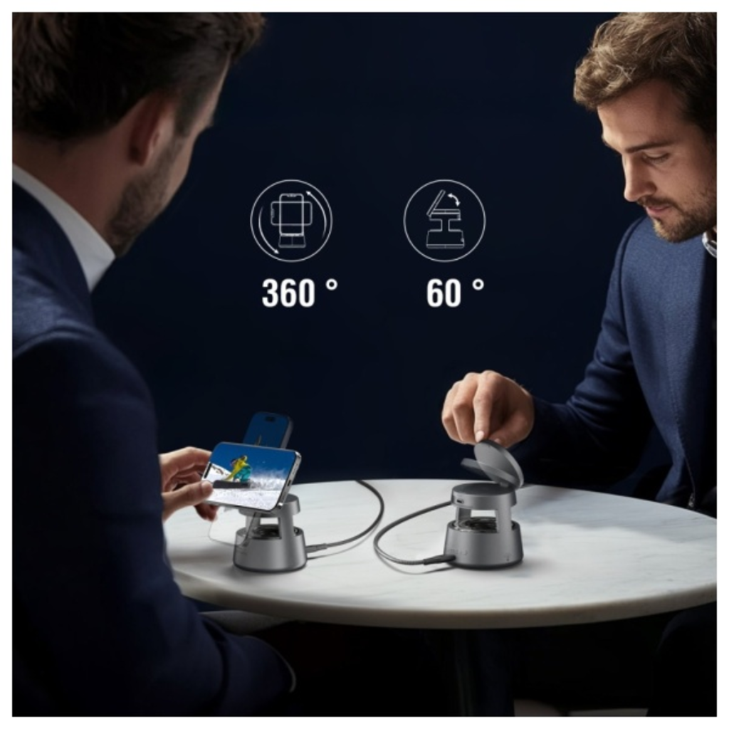 4 okos Aura Hang Qi2 szürke töltőállomás - 13