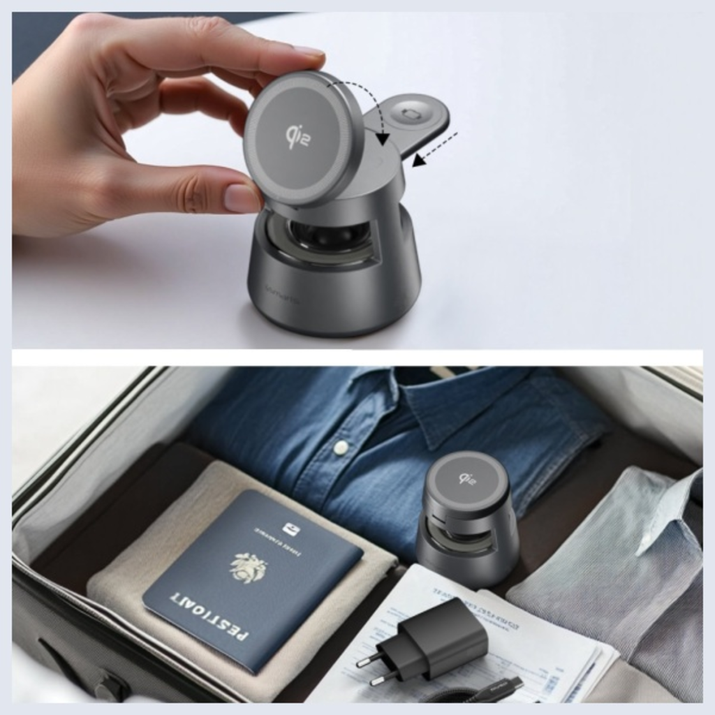 4 okos Aura Hang Qi2 szürke töltőállomás - 10