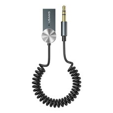 USAMS Bluetooth 5.0 Audio Adapter USB-AUX szürke/fényes SJ464JSQ01 (US-SJ464)