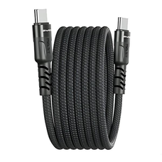 AWEI CL-166T USB-C to USB-C Mágneses Kábel Fekete