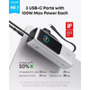 Powerbank Anker, 25000mAh, 165W, QC + PD, Ezüst A1695H41 - 0. kép