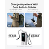 Powerbank Anker, 25000mAh, 165W, QC + PD, Ezüst A1695H41 - 1. kép