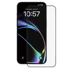  iPhone 16 Pro Max Fekete ANANK - 2.5D 1X megerősített teljes üveg kijelzővédő üvegfólia