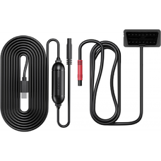 Hardwire OBD Kit DDPAI autós kamerához Mini5 / N1 Dual / N3 Pro / N5 Dual / Z40 / Z60, Fekete