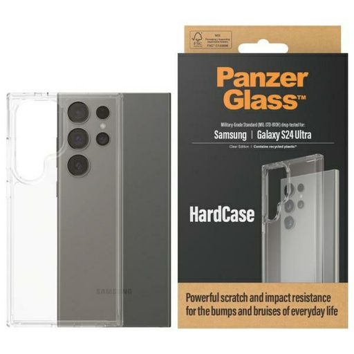 PanzerGlass HardCase Sam S24 Ultra S928 katonai minőségű átlátszó tok 1215 PanzerGlass HardCase Sam S24 Ultra S928 katonai minőségű átlátszó tok 1215