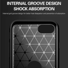 iPhone SE 2, SE 2020 / iPhone SE 3, SE 2022 - TechSuit - Carbon Silicone - Fekete tok - 4. kép