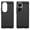 Oppo Reno10 / Reno10 Pro - Techsuit - Karbon Szilikon - Fekete tok - 0. kép
