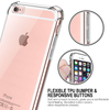  Ütésálló Átlátszó Szilikontok - iPhone 7 / iPhone 8 / iPhone SE 2, SE 2020 / iPhone SE 3, SE 2022 - Átlátszó tok - 0. kép