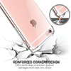  Ütésálló Átlátszó Szilikontok - iPhone 7 / iPhone 8 / iPhone SE 2, SE 2020 / iPhone SE 3, SE 2022 - Átlátszó tok - 1. kép