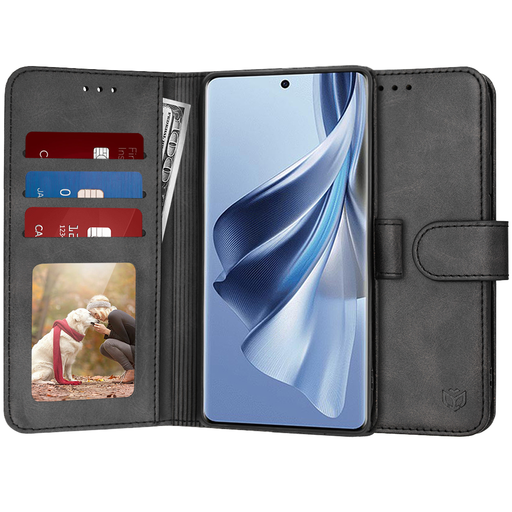 Oppo Reno10 / Reno10 Pro - Naplókönyv tok - Fekete Oppo Reno10 / Reno10 Pro - Naplókönyv tok - Fekete