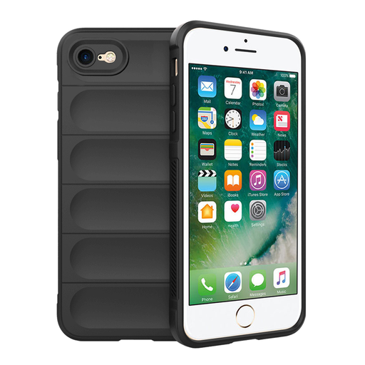 Techsuit - Magic Shield - Fekete iPhone 7 / iPhone 8 / iPhone SE 2, SE 2020 / iPhone SE 3, SE 2022 tok.