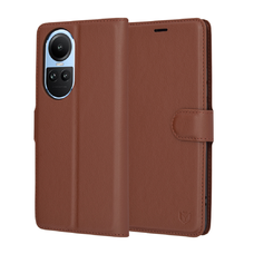 Oppo Reno10 / Reno10 Pro - Bőr Tok - Barna - Techsuit tok