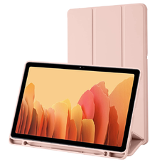 Samsung Galaxy Tab A7 10.4 2020 T500/T505 tok - Techsuit - Flex háromszorosan hajtogatható (ceruzatartóval) - Rózsaszín