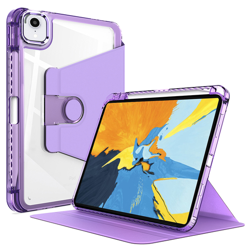 iPad Pro 11 (2018 / 2020 / 2021 / 2022) - Techsuit - Crystal Vision - Lila. tok iPad Pro 11 (2018 / 2020 / 2021 / 2022) - Techsuit - Crystal Vision - Lila. tok