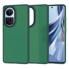Oppo Reno10 / Reno10 Pro - Techsuit - HaloFrost Sorozat - Éjféli Zöld. tok