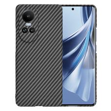 Oppo Reno10 / Reno10 Pro - Techsuit - Carbonite FiberShell - Fekete tok