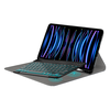 iPad Pro 11 (2018/2020/2021/2022) - Techsuit - CozyTab tok (ceruzatartóval/RGB billentyűzettel) - Fekete. - 0. kép