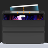iPad Pro 11 (2018 / 2020 / 2021 / 2022) - Techsuit - Flex Trifold (ceruzatartóval) - Sötétkék. tok - 1. kép