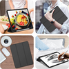 iPad Pro 12.9 (2018/2020/2021/2022) - Techsuit - Flex háromszoros tok (ceruzatartóval) - Sötétkék - 2. kép