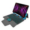 iPad Pro 11 (2018 / 2020 / 2021 / 2022) - Techsuit - KeyTab Pro (vezeték nélküli RGB billentyűzettel és stylus-ceruza tartóval) - Fekete. tok - 0. kép