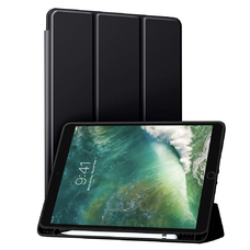 Techsuit - Flex Trifold (ceruzatartóval) - iPad Air 10.5 2019 / iPad Pro 10.5 2017 tok - Fekete.